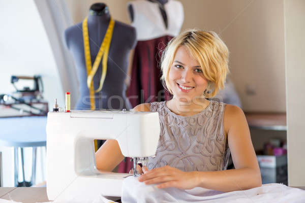 Seamstress at work Stock photo © adam121