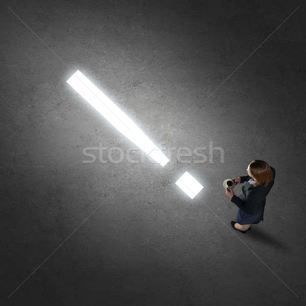 Businesswoman making desicion Stock photo © adam121