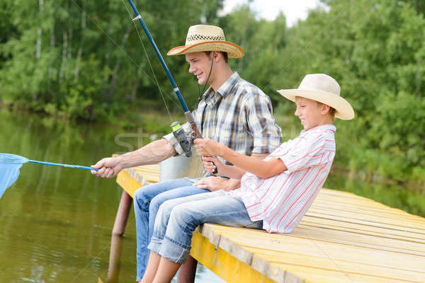 Stock photo: Summer angling