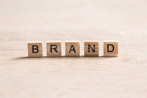 business conceptual word of wooden elements with letters Stock photo © adam121
