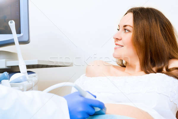 孕婦 招待會 醫生 年輕 吸引力 健康 商業照片 © adam121