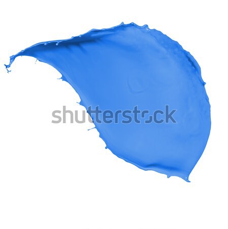 blue paint splash Stock photo © adam121