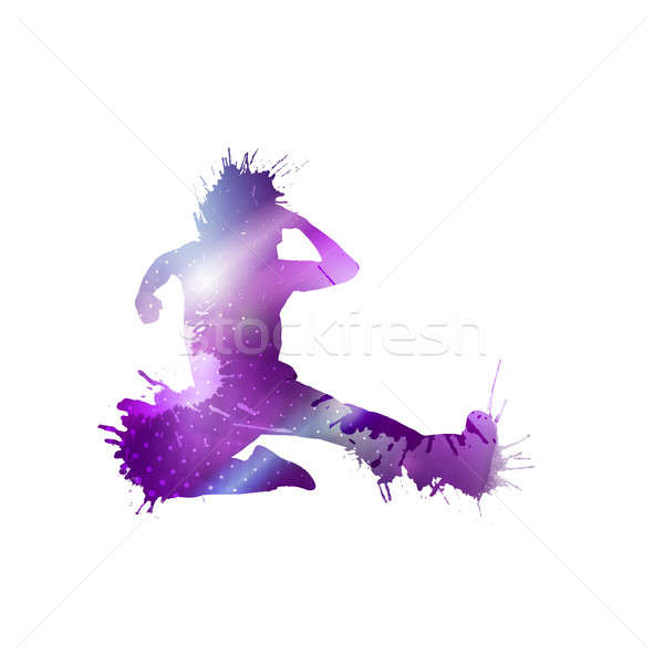 Dancer silhouette Stock photo © adam121