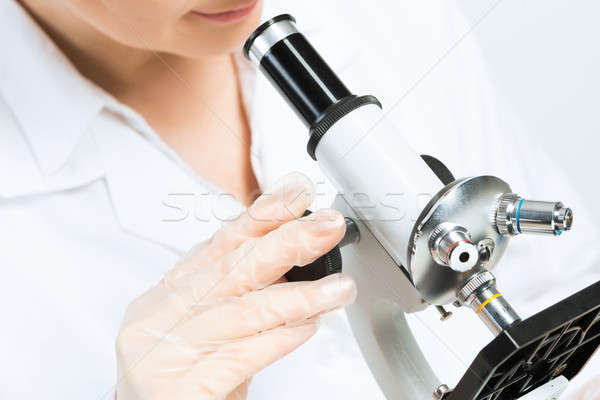 Woman working in lab Stock photo © adam121