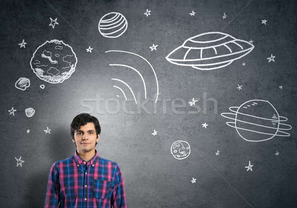 Dreaming to explore space Stock photo © adam121