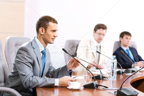 Portrait of a businessman Stock photo © adam121