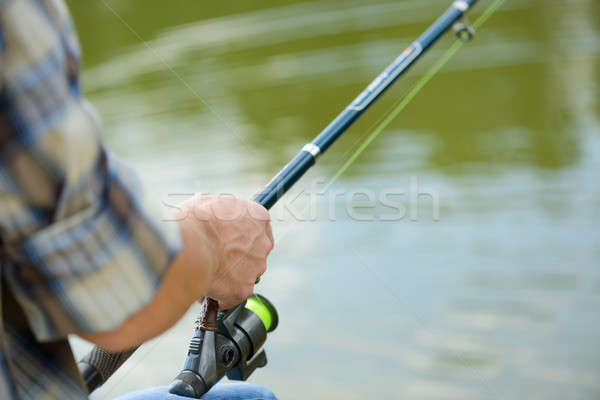 Stock photo: Summer fishing