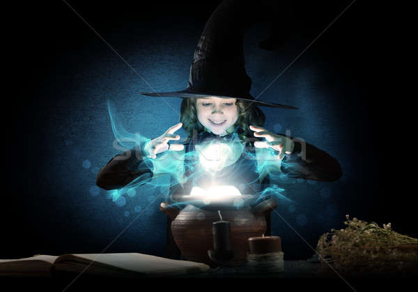 Little witch Stock photo © adam121