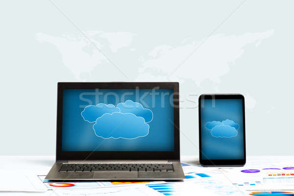 concept of cloud technologies Stock photo © adam121