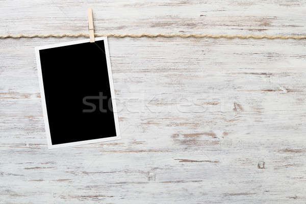 Black photo frame Stock photo © adam121