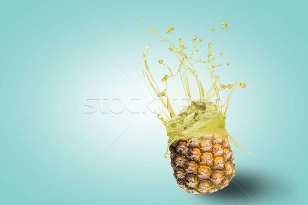 splashes of pineapple juice Stock photo © adam121