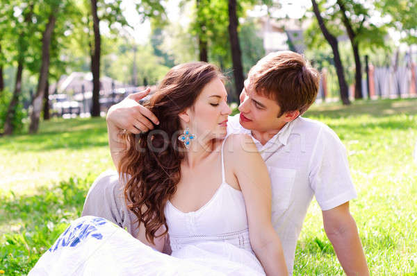 couple in the park Stock photo © adam121