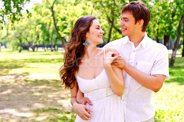 couple in the park Stock photo © adam121