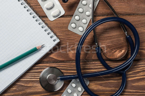 Workplace of a doctor Stock photo © adam121