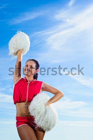 cheerleader girl Stock photo © adam121