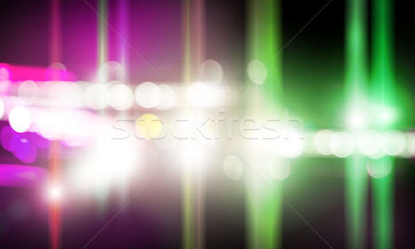 Bühne Lichter Bild verschwommen Licht Disco Stock foto © adam121