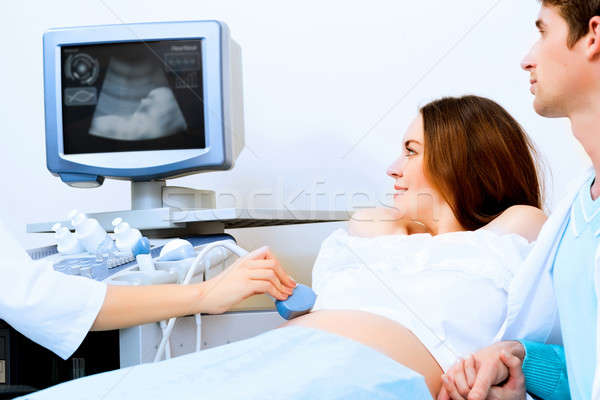 pregnant woman and the future father Stock photo © adam121