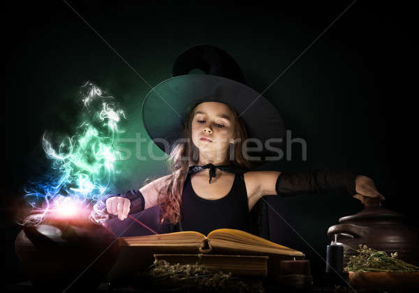 Little witch Stock photo © adam121