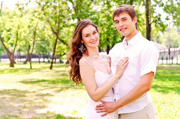 couple in the park Stock photo © adam121