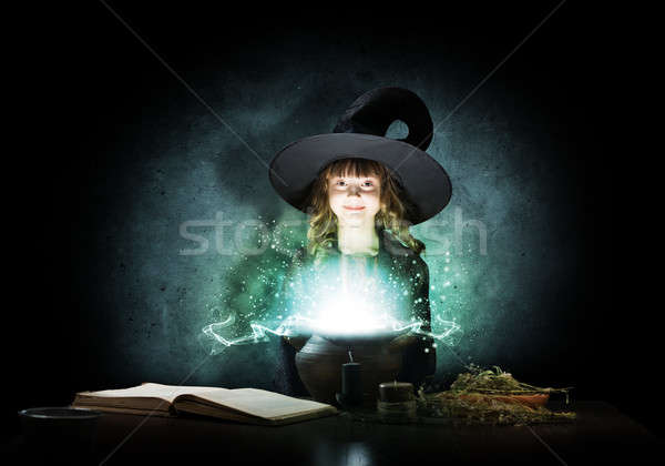 Little witch Stock photo © adam121