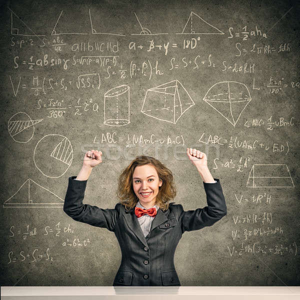 She is studying hard Stock photo © adam121