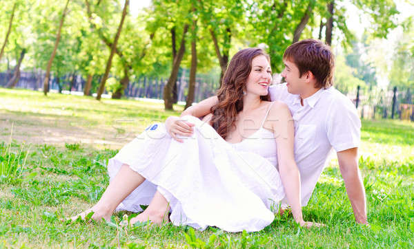 couple in the park Stock photo © adam121