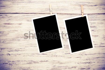 Black photo frame Stock photo © adam121