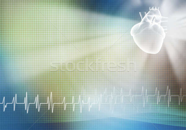 сердце ухода цифровой изображение цвета Сток-фото © adam121