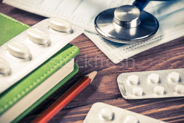 Workplace of a doctor Stock photo © adam121