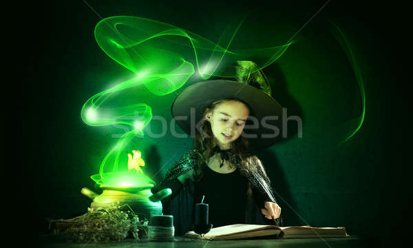 Little witch Stock photo © adam121