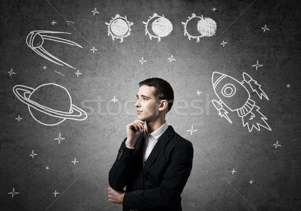 Dreaming to explore space Stock photo © adam121