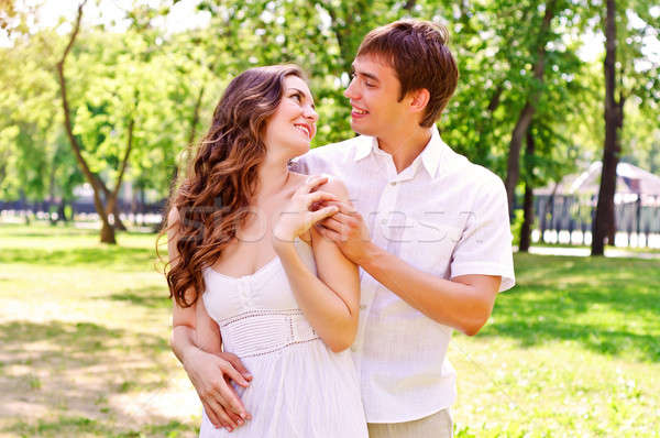 couple in the park Stock photo © adam121