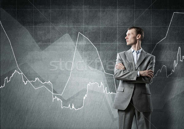 Confident businessman sure in success Stock photo © adam121