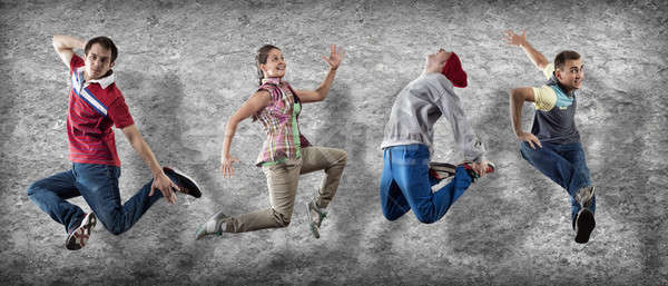 Hip hop dancers Stock photo © adam121