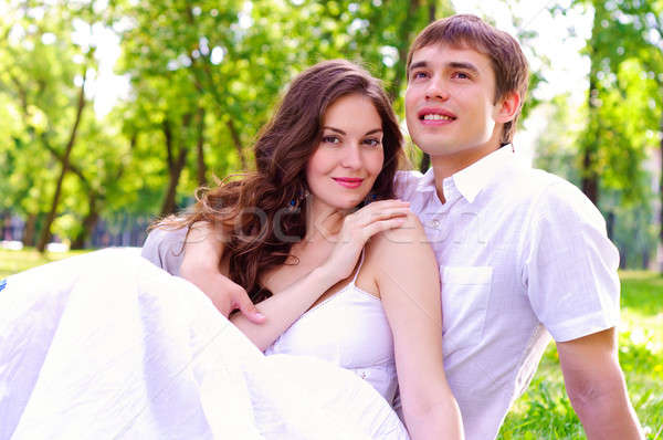 couple in the park Stock photo © adam121
