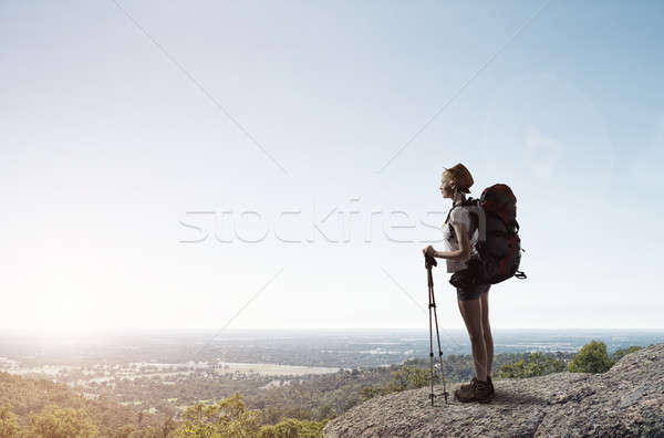 Trekking and hiking Stock photo © adam121