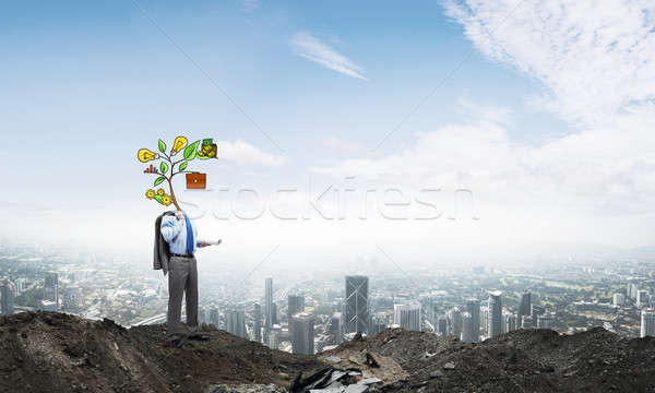 Stock photo: He knows how to earn money