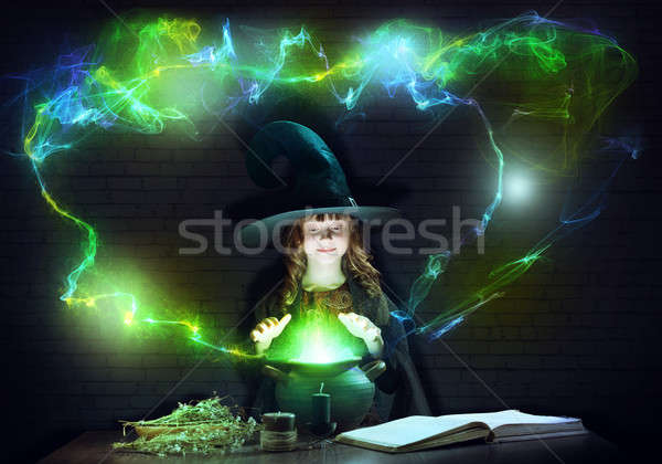 Little witch Stock photo © adam121