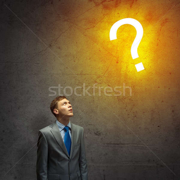 Thoughtful businessman Stock photo © adam121