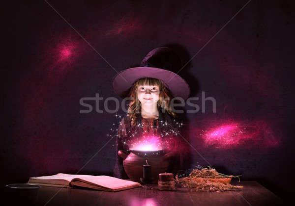 Little witch Stock photo © adam121