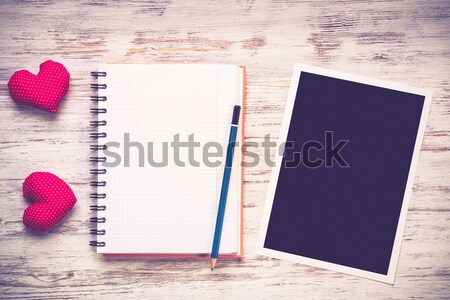 Writing love message Stock photo © adam121