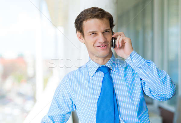 businessman talking on a cell phone Stock photo © adam121