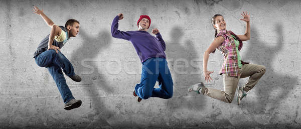 Hip hop dancers Stock photo © adam121