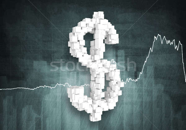 ストックフォト: ドル · 通貨 · ビッグ · シンボル