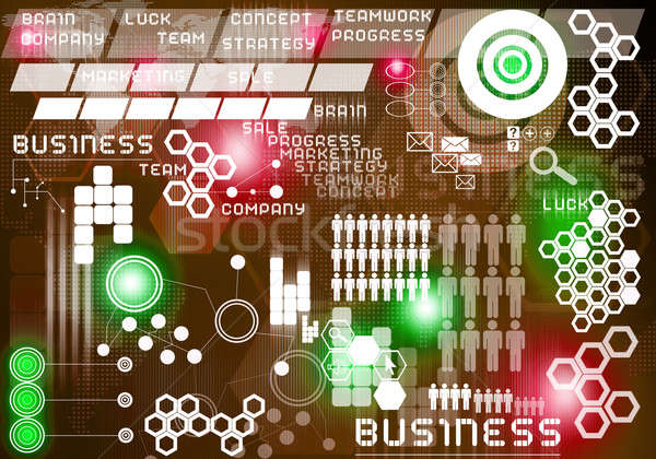 инновационный цифровой бизнеса изображение иконки Сток-фото © adam121