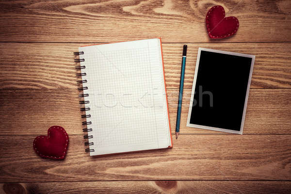 Writing love message Stock photo © adam121