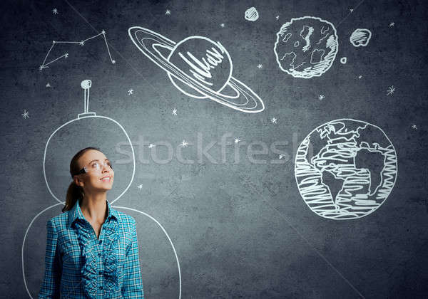 Dreaming to explore space Stock photo © adam121