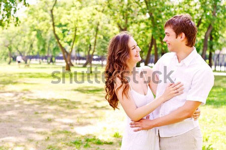 couple in the park Stock photo © adam121