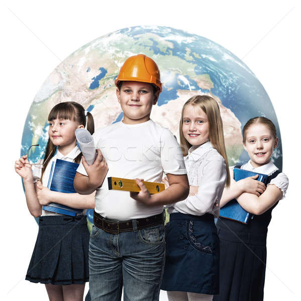 Toekomst beroep kinderen school leeftijd verschillend Stockfoto © adam121