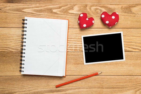 Writing love message Stock photo © adam121